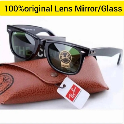 Picture of Black Ray ban wafare sunglass for man