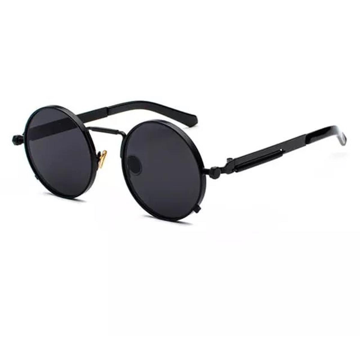 Picture of full still metal body and high quality  lens glass Sunflower best selling classics vintage round retro unisex sun shades customised steam punk sunglass