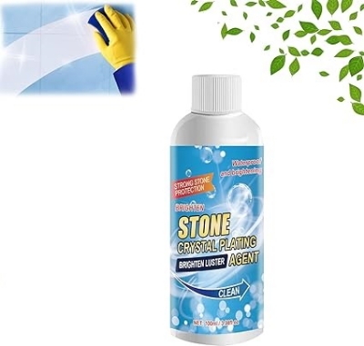 Picture of Stone Stain Remover Cleaner, Stone Crystal Plating Agent, Marble Cleaner Stain Remover, Marble Stone Cleaner Polishes, All Purpose Cleaner for Marble