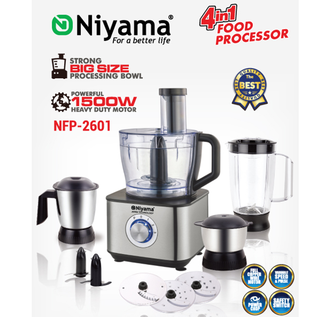 Picture of Niyama 4 IN 1 Food Processor (NFP-2601)