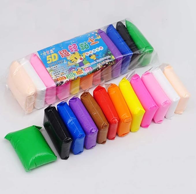 Picture of 12 pcs Super Clay Colors Air Dry Clay (Pack of 1Big Size)
