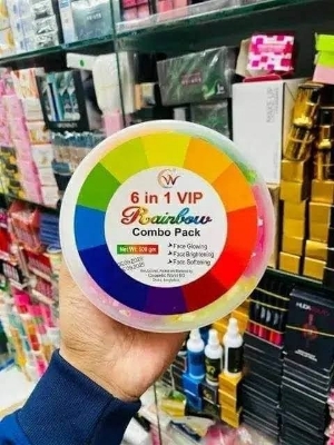 Picture of 6 in 1 Vip Rainbow Combo Face Pack