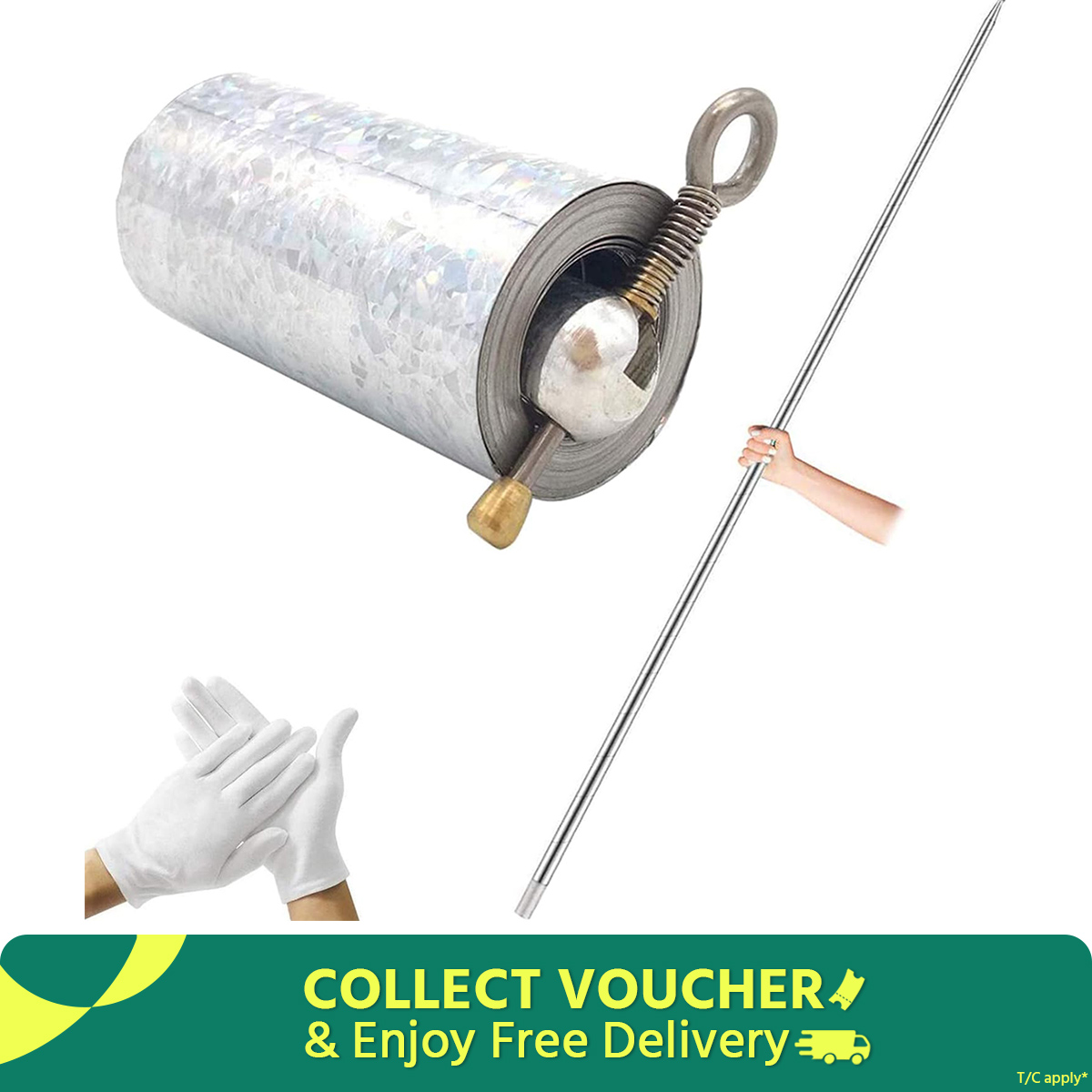 Picture of Magic Pocket Staff Adjustable Magic Telescopic Stick for Professional Magician Stage Close-up Magic Trick Accessories (SellBD247) - magic stick