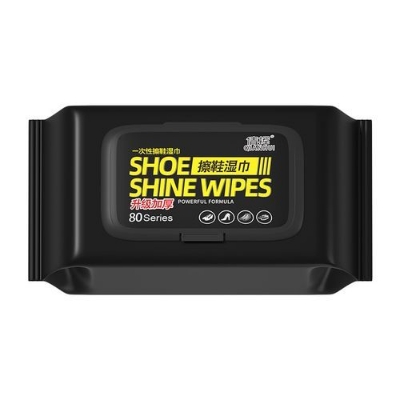 Picture of Disposable Shoe Cleaning Wet Wipes For Quick Shine