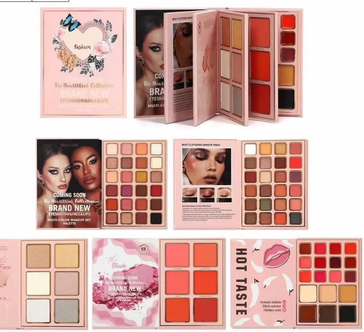 Picture of IGOODCO Fashion The Heartthrobe Collection - 5 in 1 (Full Face 78 Colour Eye, Face & Lips) Makeup Palette