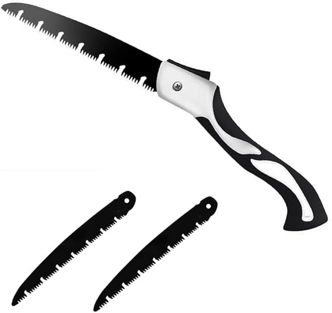 Picture of Folding Saw, Woodworking Saw, Household Three Sided Gear Grinding Hand Saw, Fruit Tree Pruning Garden Saw, Outdoor Logging Saw, Saw