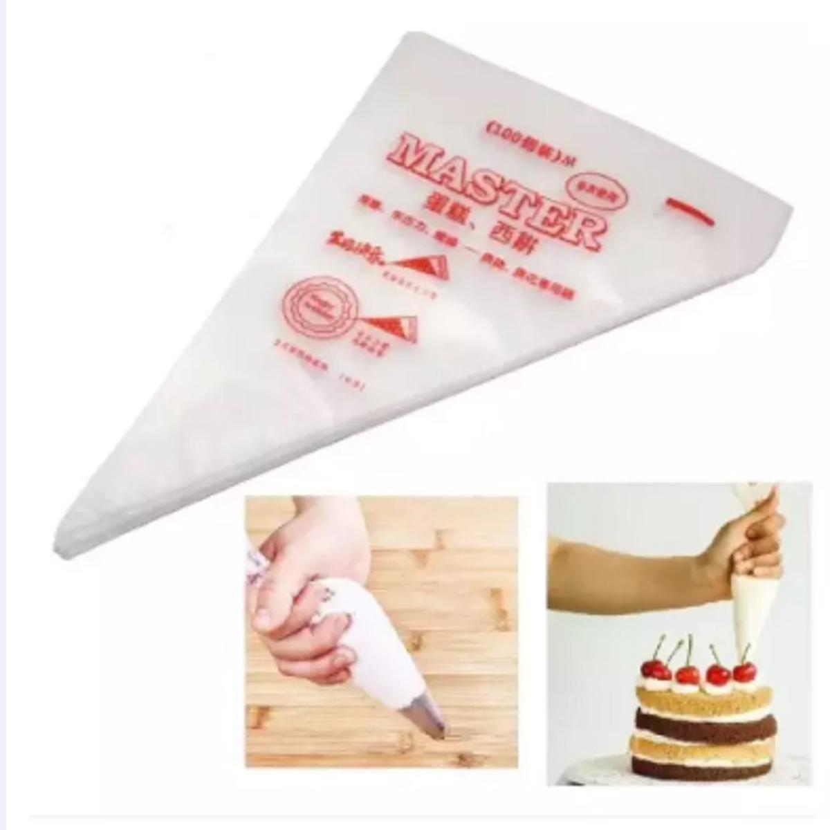 Picture of 10 Piece Plastic Disposable Piping Bags Cake Cream Decorating