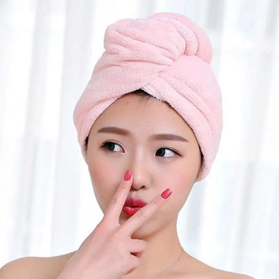 Picture of শুকনো চুলের ক্যাপ মাইক্রোফাইবার কুইক তোয়ালে ম্যাজিক চুলের তোয়ালে মোড়ানো মহিলাদের জন্য শোষণকারী তোয়ালে - towel