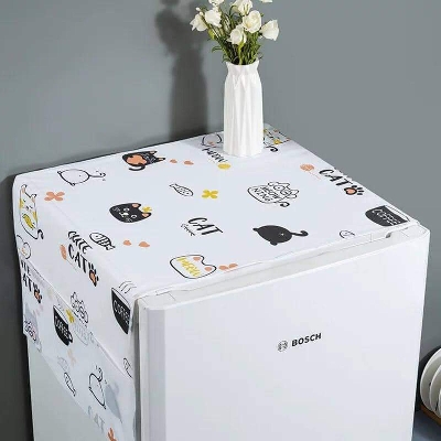 Picture of Dustproof Fridge Cover - Multifunctional Waterproof Refrigerator Cover/ Fridge Dustproof Cover With Storage Bags
