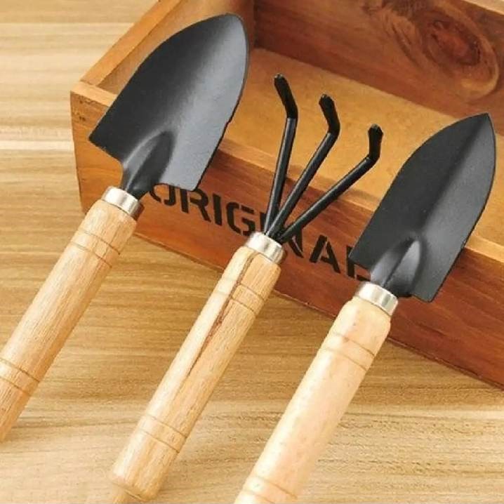 Picture of 3 pcs Large Garden Tools Set Garden Tools Set Large 10" - 3 PCS gardening tools, Garden tool