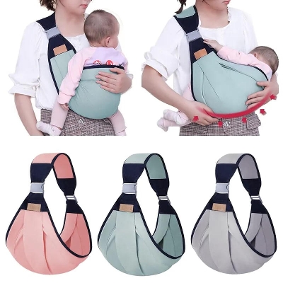 Picture of Child Carrier Wrap Multifunctional Baby Carrier Ring Sling for Baby Toddler Carrier Accessories Easy Carrying Artifact Ergonomic