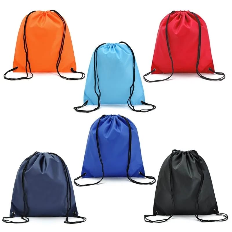 Picture of Lightweight drawstring Backpack for Men and women sports fitness backpack outdoor leisure backpack zipper bag
