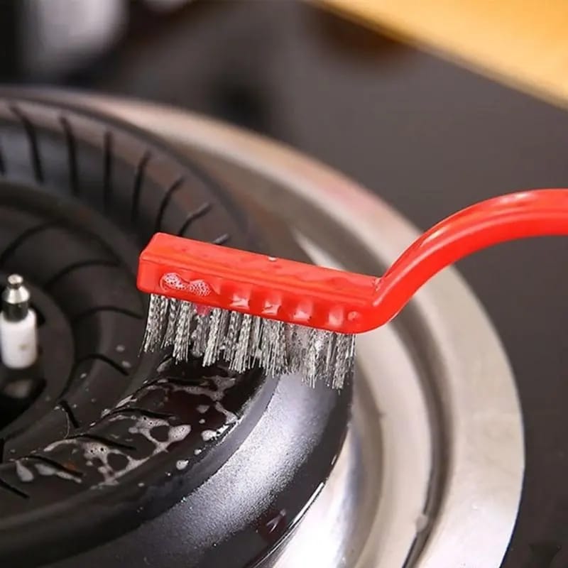 Picture of 3 Pcs Multipurpose Bathroom Tile Floor Gap Cleaning Brush Window Groove Cleaning Brush Convenient Household Corner Cleaning Tools