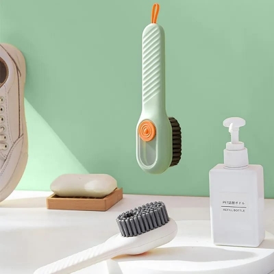 Picture of 1/2Pcs Multifunctional Cleaning Brush Soft-bristled Liquid Shoe Brush Clothes Brush Shoe Clothing Board Brush Shoe Cleaner