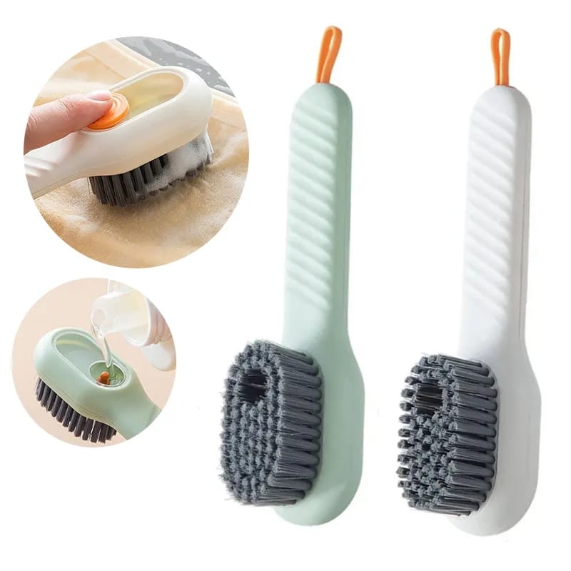 Picture of 1/2Pcs Multifunctional Cleaning Brush Soft-bristled Liquid Shoe Brush Clothes Brush Shoe Clothing Board Brush Shoe Cleaner
