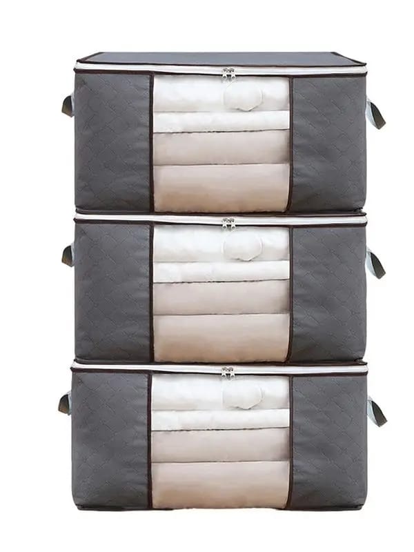 Picture of Winter Summer Cloths Storage Organizer Bags. Blankets Cover, Cloth Organizer, Winter Wardrobe Storage Organizer 22/16 inche