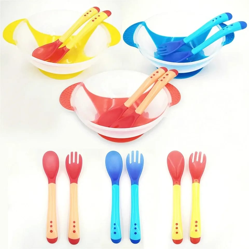 Picture of 5pcs/Set Baby Feeding Set BPA Free Complete meal set