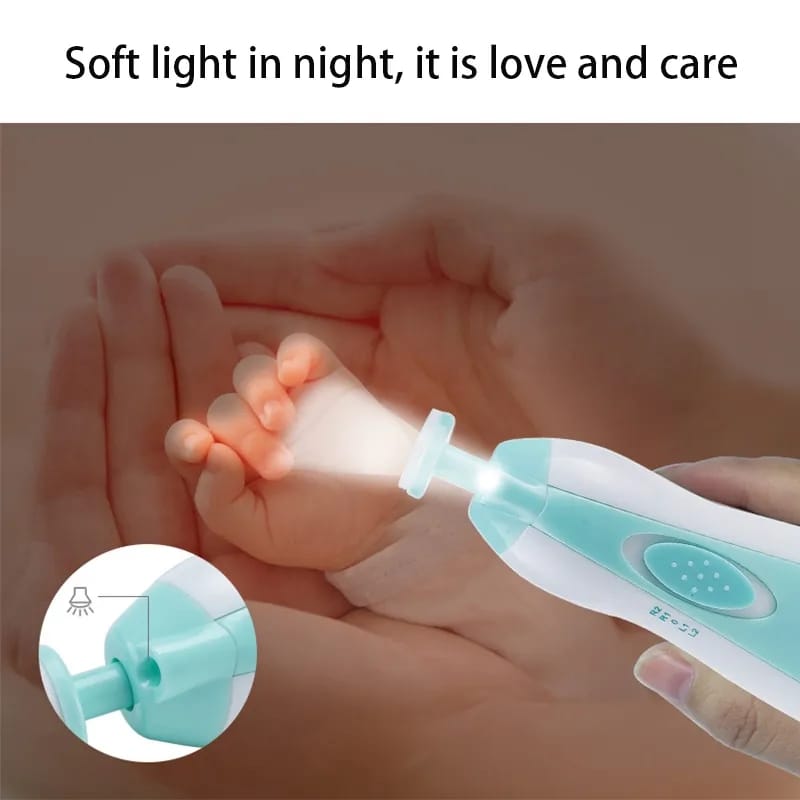 Picture of Electric Nail Trimmer for Baby Newborn Nail Trimmer Manicure Kit For Baby Baby Nail Trimmer Nail Care High Quality Baby Nail Trimmer Baby Care Set Electric Manicure Set Electric Nail Cutter for Baby