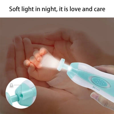 Picture of Electric Nail Trimmer for Baby Newborn Nail Trimmer Manicure Kit For Baby Baby Nail Trimmer Nail Care High Quality Baby Nail Trimmer Baby Care Set Electric Manicure Set Electric Nail Cutter for Baby