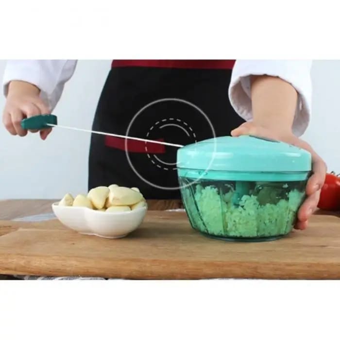 Picture of Hand Manual Blander Garlic Cutter Blender Vegetable Chopper Meat Grinder Mincer Pengisar Tarik Tangan Mini