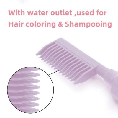 Picture of 60oz Plastic Hair Dye Refillable Bottle Empty Applicator Comb Dispensing Salon Hair Coloring Hairdressing Styling Tools