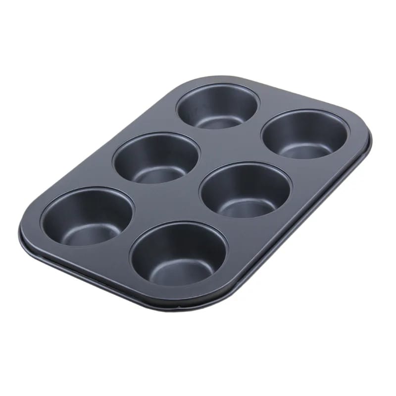 Picture of 6 Cups Carbon steel Mini Muffin Bun Pan non-stick Cupcake Baking Bakeware Mould Tray Cake mold