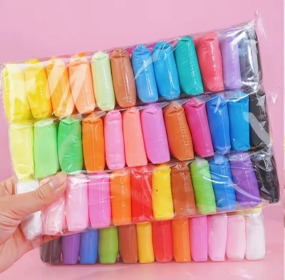 Picture of 12 Colors Soft Super Light Clay Modeling Air Dry Clay For DIY Handmade Toys