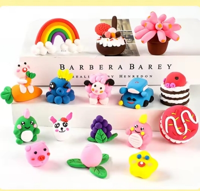 Picture of 12 Colors Soft Super Light Clay Modeling Air Dry Clay For DIY Handmade Toys
