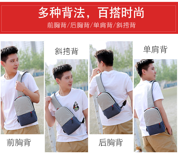 Picture of Men Crossbody Sling Bag Shoulder Bag Travel Crossbody Bag