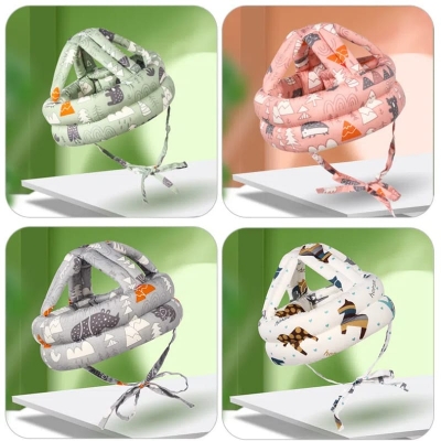 Picture of Baby Head Protector - Baby Helmet for Crawling Walking Running - No Bumps and Soft Cushion - Adjustable Protective Cap Infant Baby Safety Headguard - Toddler Helmets 6-12 Months 1-2 Years Old