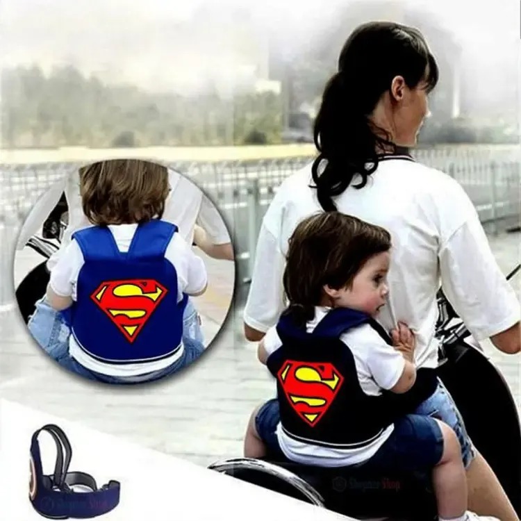 Picture of Baby Bike Safety Seat Bag / Front-Mounted Child Bike Carrier with Harness