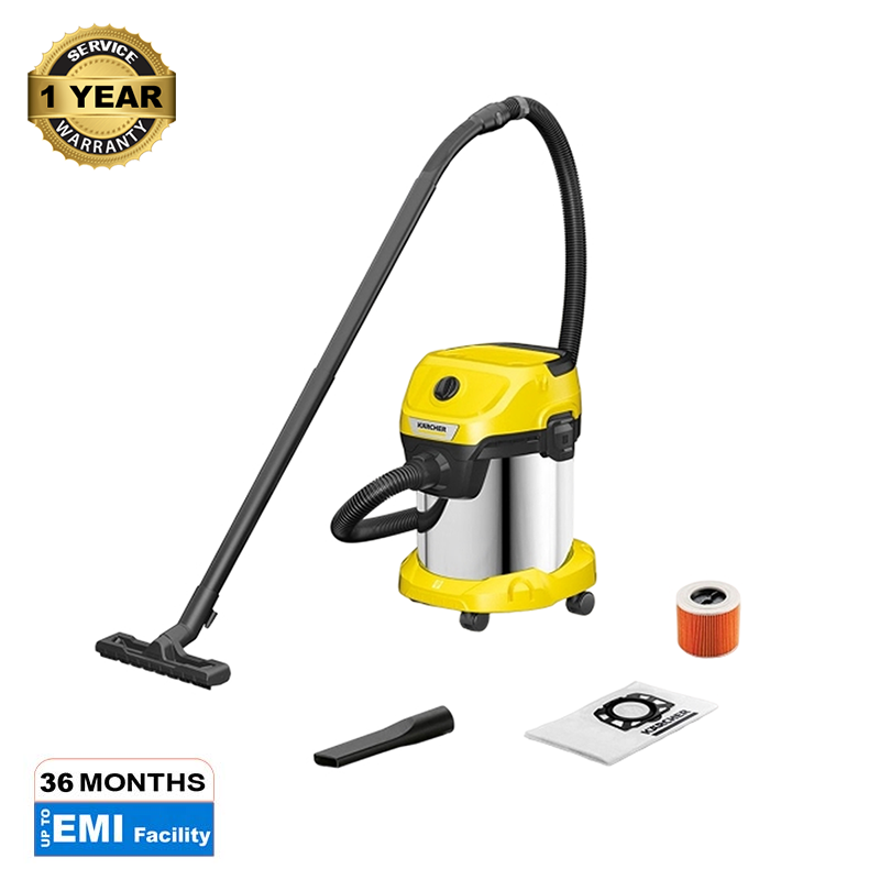 Picture of KARCHER 1000 Watt Wet and Dry Vacuum Cleaner (WD 3 S V-17/4/20) 