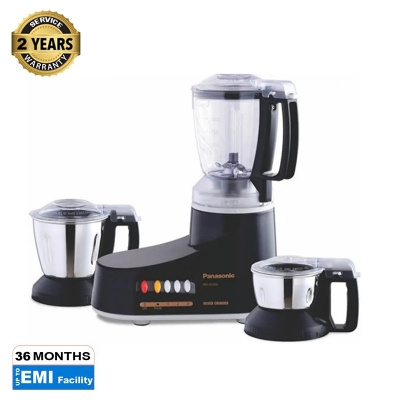 Picture of Panasonic 1000 Watt 6 In 1 Super Mixer Grinder Heavy Duty Mixer Grinder (MX-AC300) Black