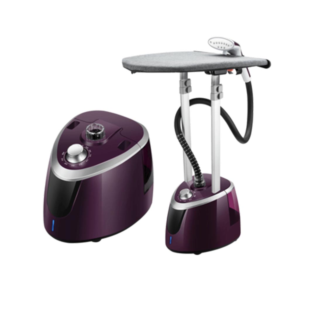 Picture of Miyako Steam Iron Vertical Steam Steamer for Clothes, 1950W Telescopic Double Posts Steamer for Commercial Home