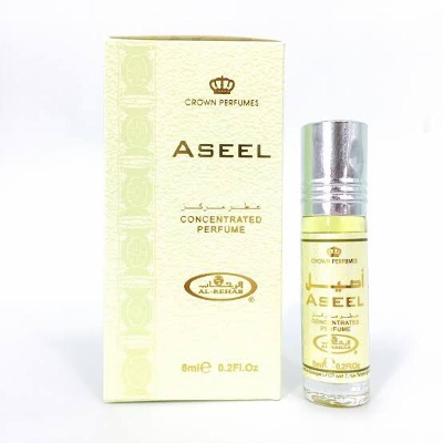 Picture of Aseel by Al Farhan Attar for Men and Women Non Alcoholic Perfume Long Lasting Ator - 6ml - Ator