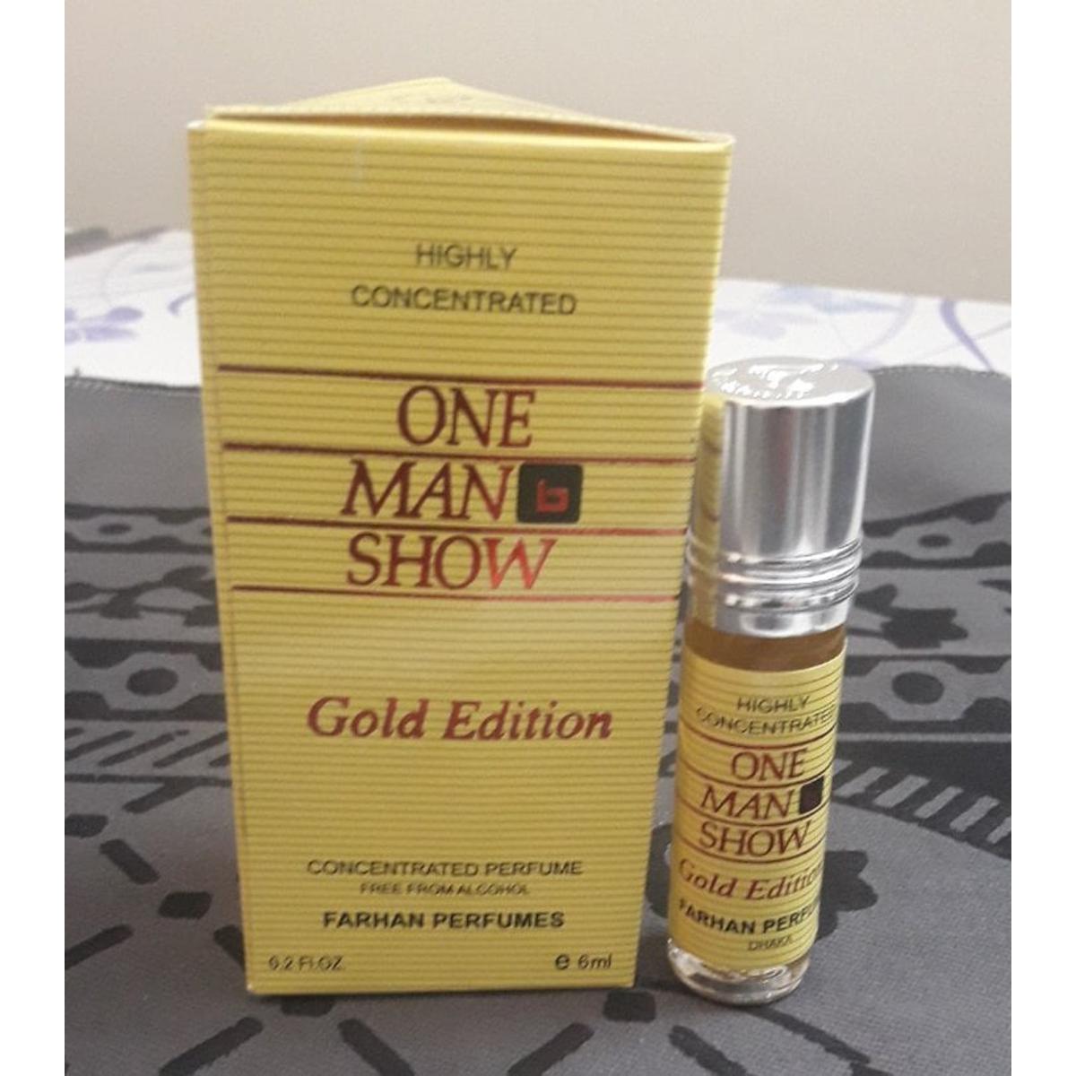 Picture of One Man Show Al Farhan Attar for Men and Women Non Alcoholic Perfume Long Lasting Ator - 6ml - Ator