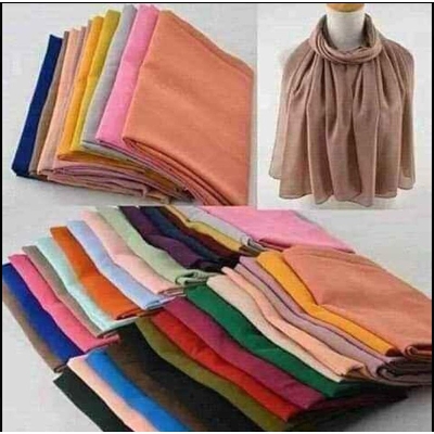 Picture of Chiffon Jorjet Georgette Hijab China Comfortable Fashionable Soft High Quality Fabric Hijab - Hijab Collection - Hijab Collection