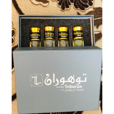Picture of Tohuran Premium Package Attor Classic, Amir-Al-Oud, Rasha, Soft  Non Alcoholic Long Lasting Attar/Perfume Each-3ml