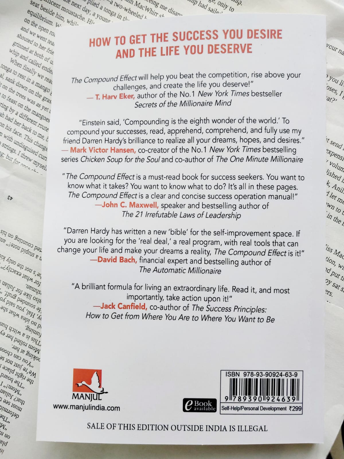 Picture of The Compound Effect by Darren Hardy - Premium - Paperback