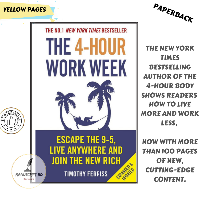 Picture of The 4-Hour Work Week by Timothy Ferriss - Yellow - Paperback