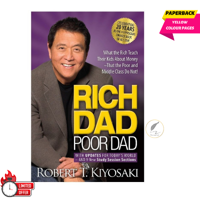 Picture of Rich Dad Poor Dad: What the Rich Teach Their Kids About Money That the Poor and Middle Class Do Not!  - Yellow - Paperback