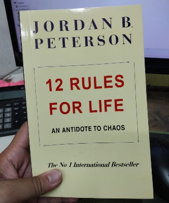 Picture of 12 Rules for Life: An Antidote to Chaos by Jordan Peterson - Yellow - Paperback