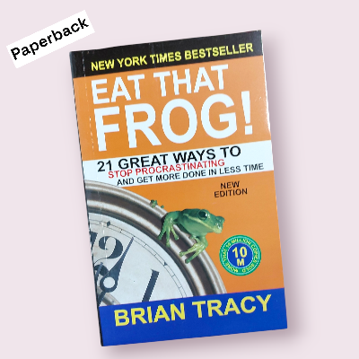 Picture of Eat That Frog!: 21 Great Ways to Stop Procrastinating and Get More Done in Less Time by Brian Tracy -Yellow - Paperback