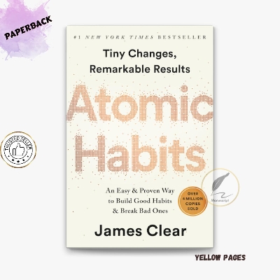 Picture of Atomic Habits by James Clear - Yellow - Paperback