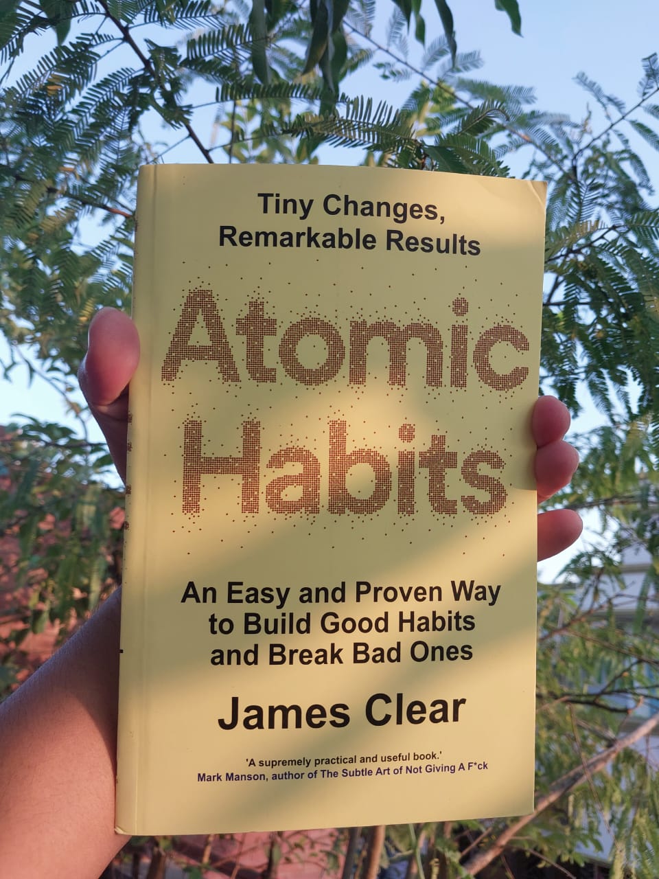 Picture of Atomic Habits by James Clear - Yellow - Paperback