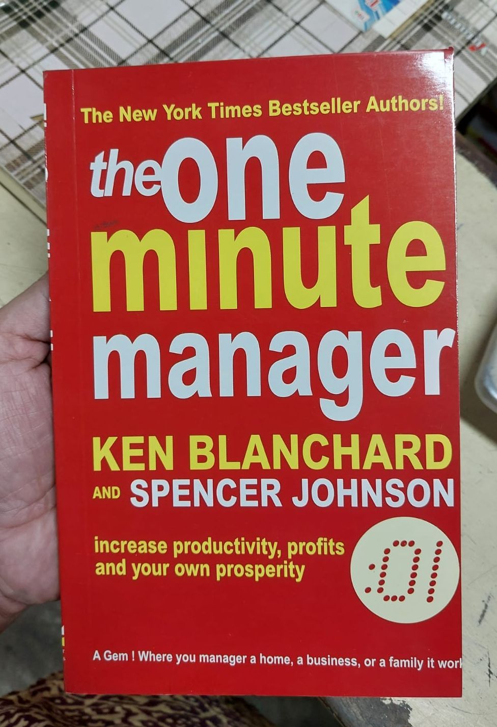 Picture of The One Minute Manager by Ken Blanchard - Yellow - Paperback