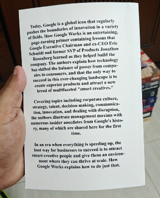 Picture of Google: How Google Works by Eric Schmidt - Premium - Paperback