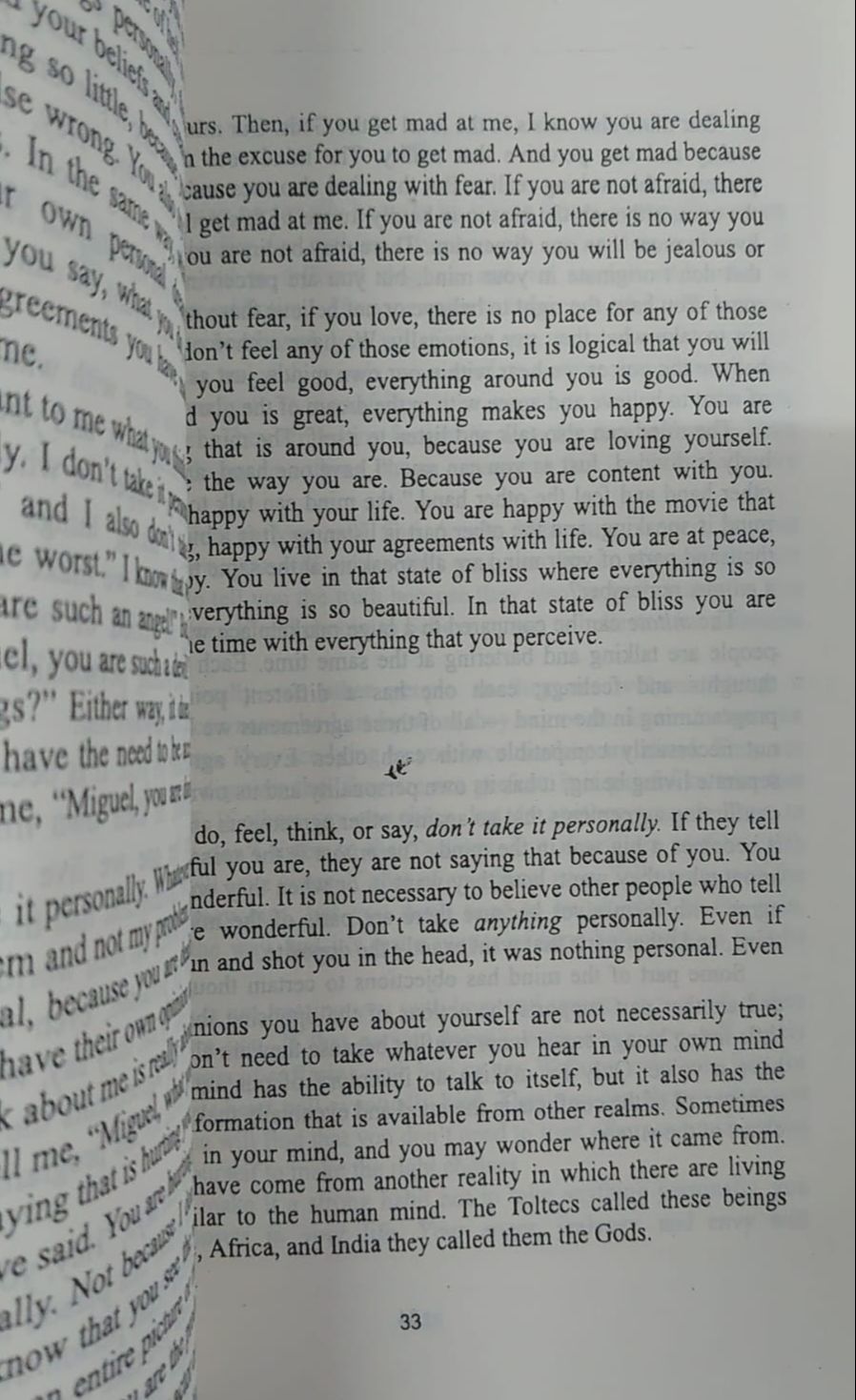 Picture of The Four Agreements by Don Miguel Ruiz -Yellow - Paperback