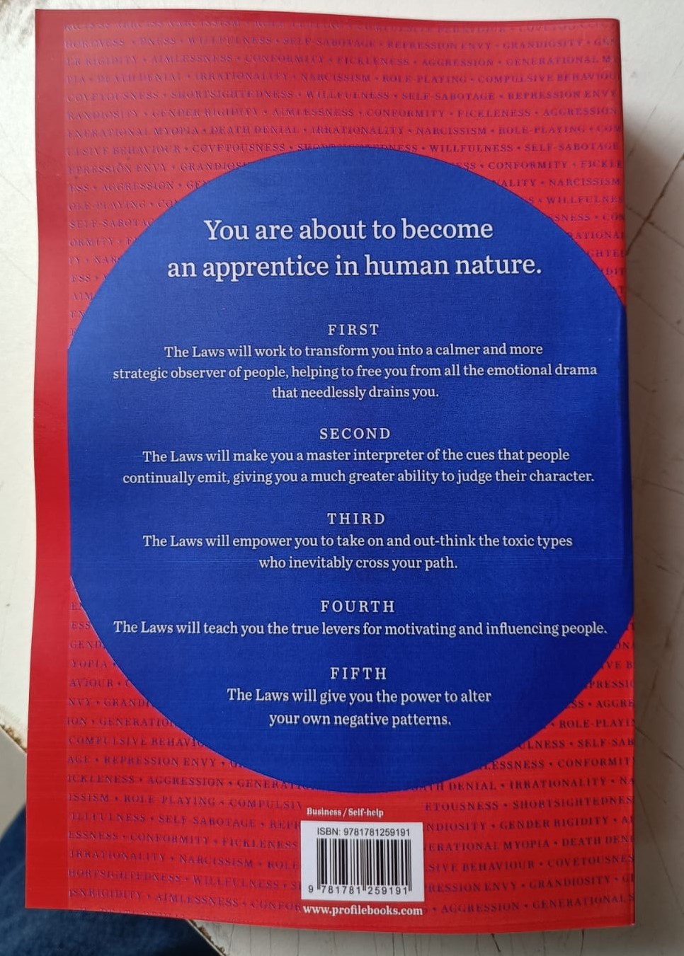 Picture of The Laws of Human Nature by Robert Greene (Paperback)