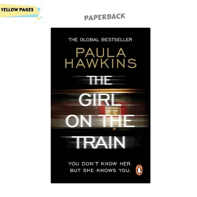 Picture of The Girl on the Train by Paula Hawkins - Yellow - Paperback